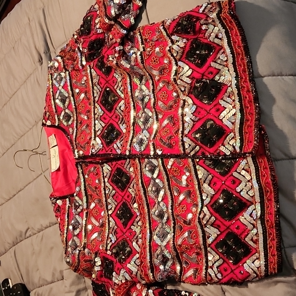 Embellished womens festive jacket